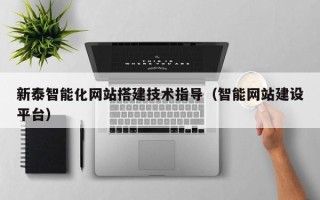 荣成新泰智能化网站搭建技术指导（智能网站建设平台）